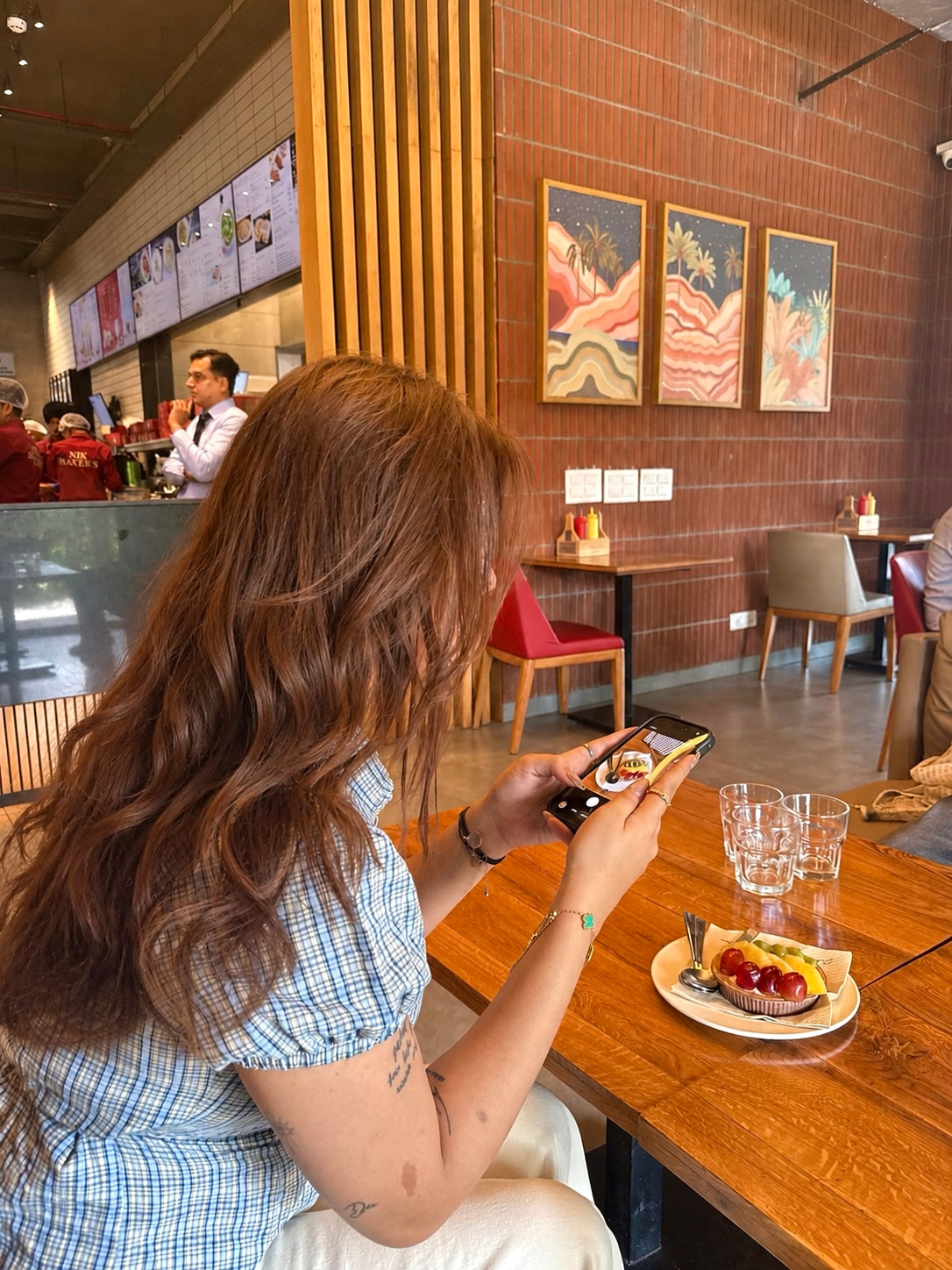 Vintage Sky Fitted Shirt