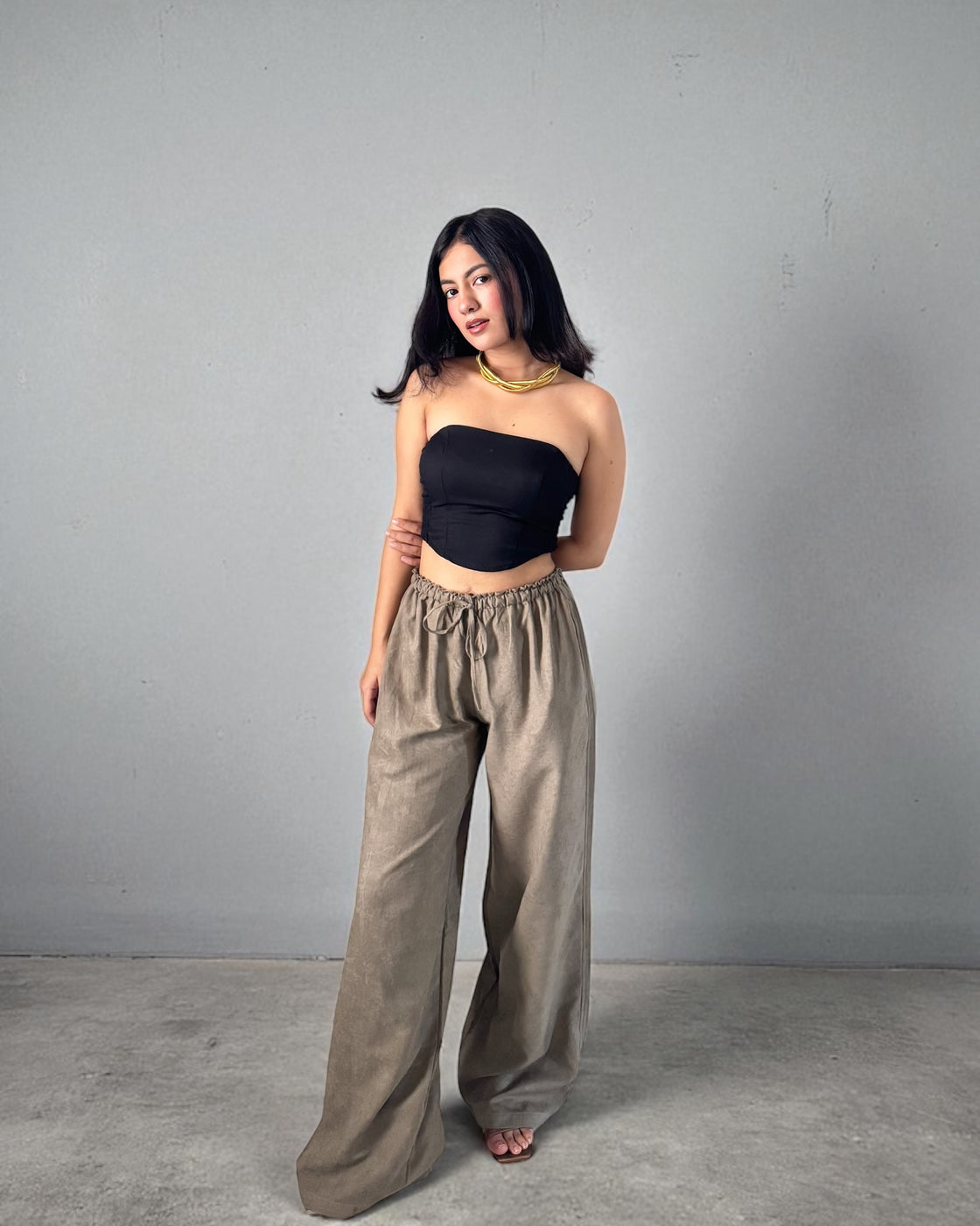 Olive Green Breezy Pants