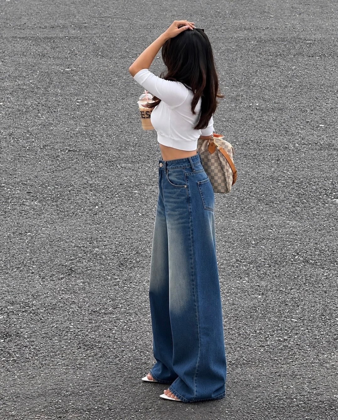 Blue Dusk Ultra Wide Leg Denim