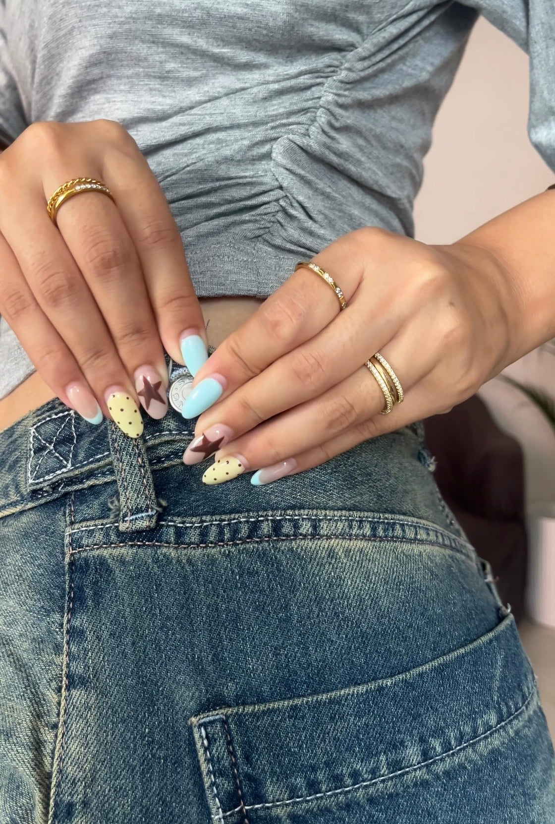 Dual Tone Adjustable Denim