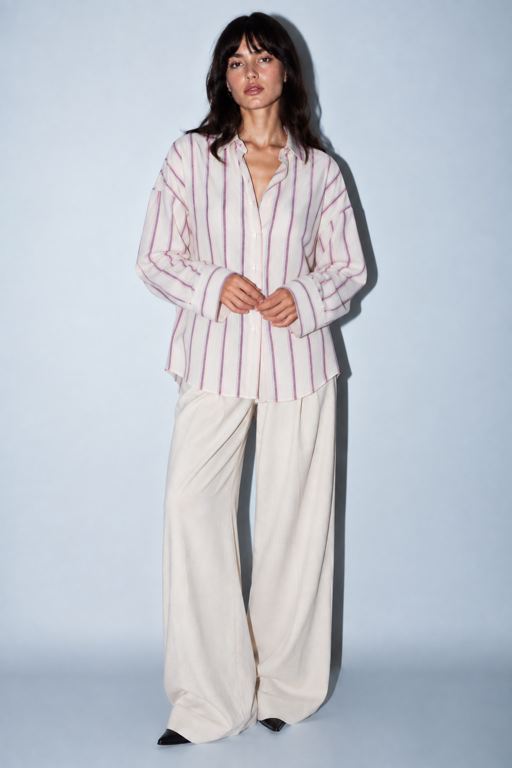 Shades of Lilac Linen Shirt