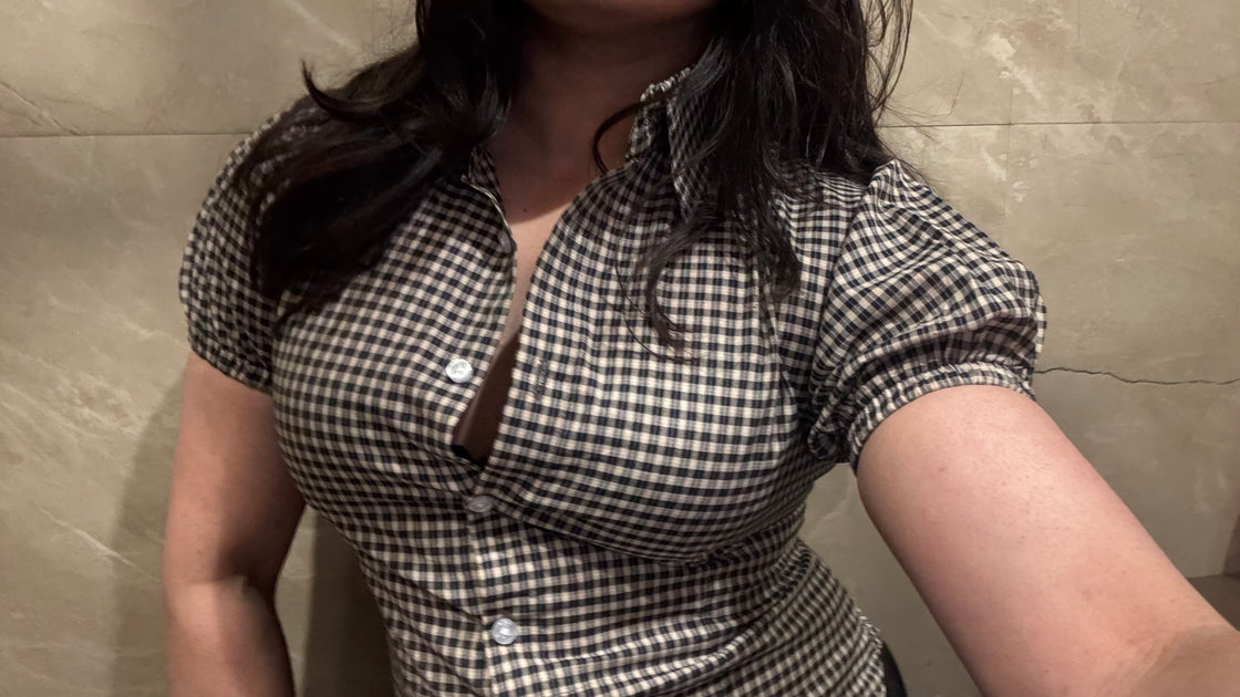 Latte Drawstring Fitted Shirt