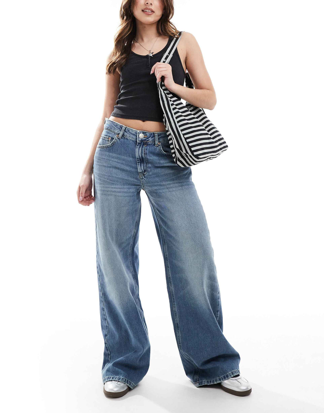 90s Wide Leg Jeans - Highwaist