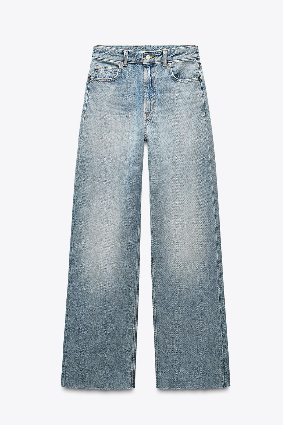 Ice Blue Straight Denim