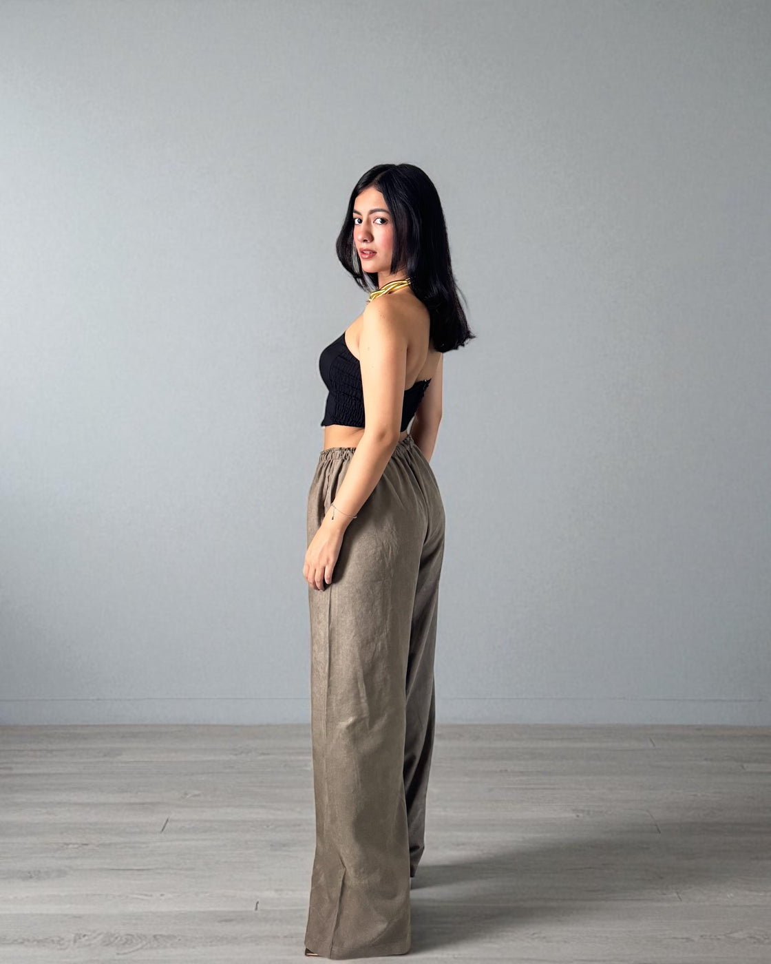 Olive Green Breezy Pants