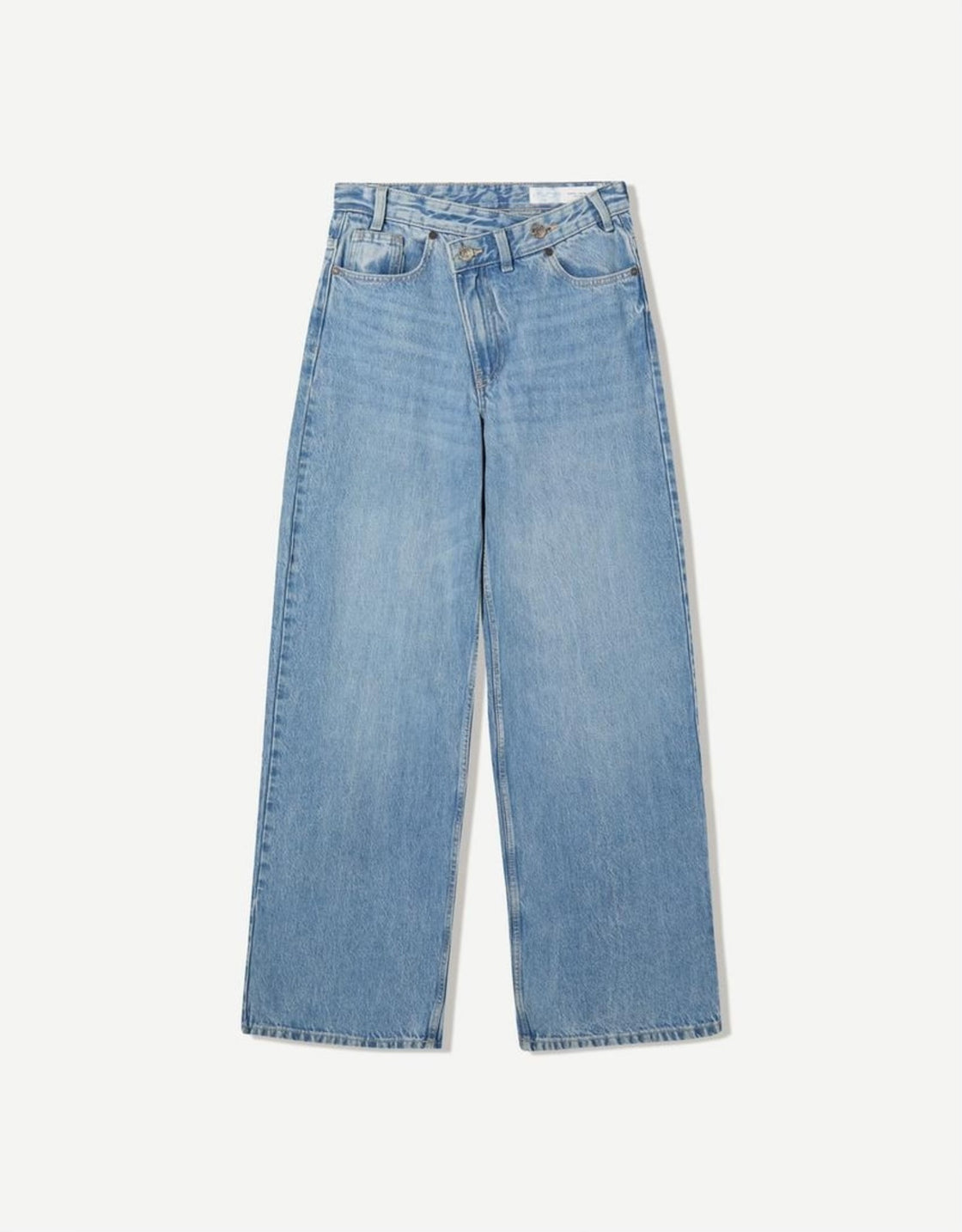 Asymmetrical Drip Denim
