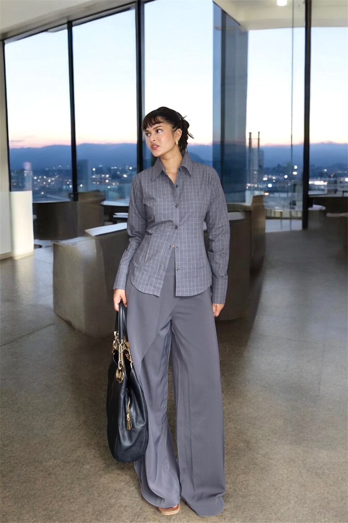 Timeless Grey Fitted Shirt