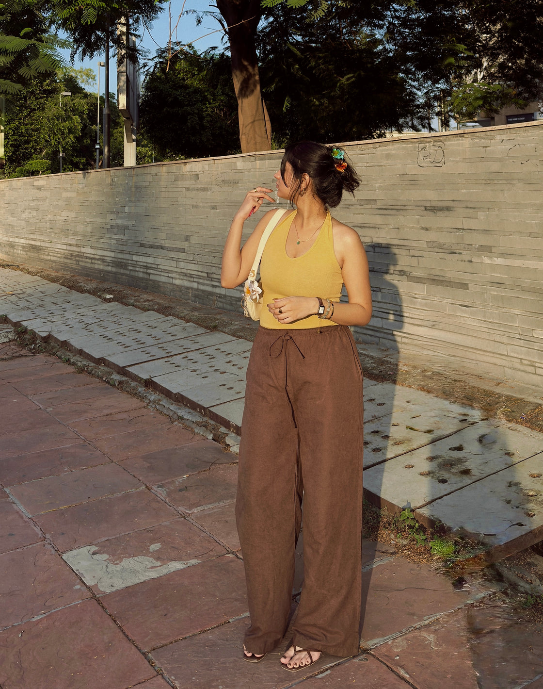 Coffee Brown Breezy Pants