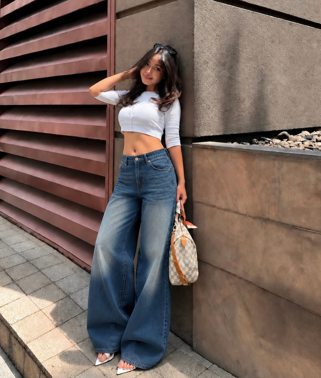 Blue Dusk Ultra Wide Leg Denim
