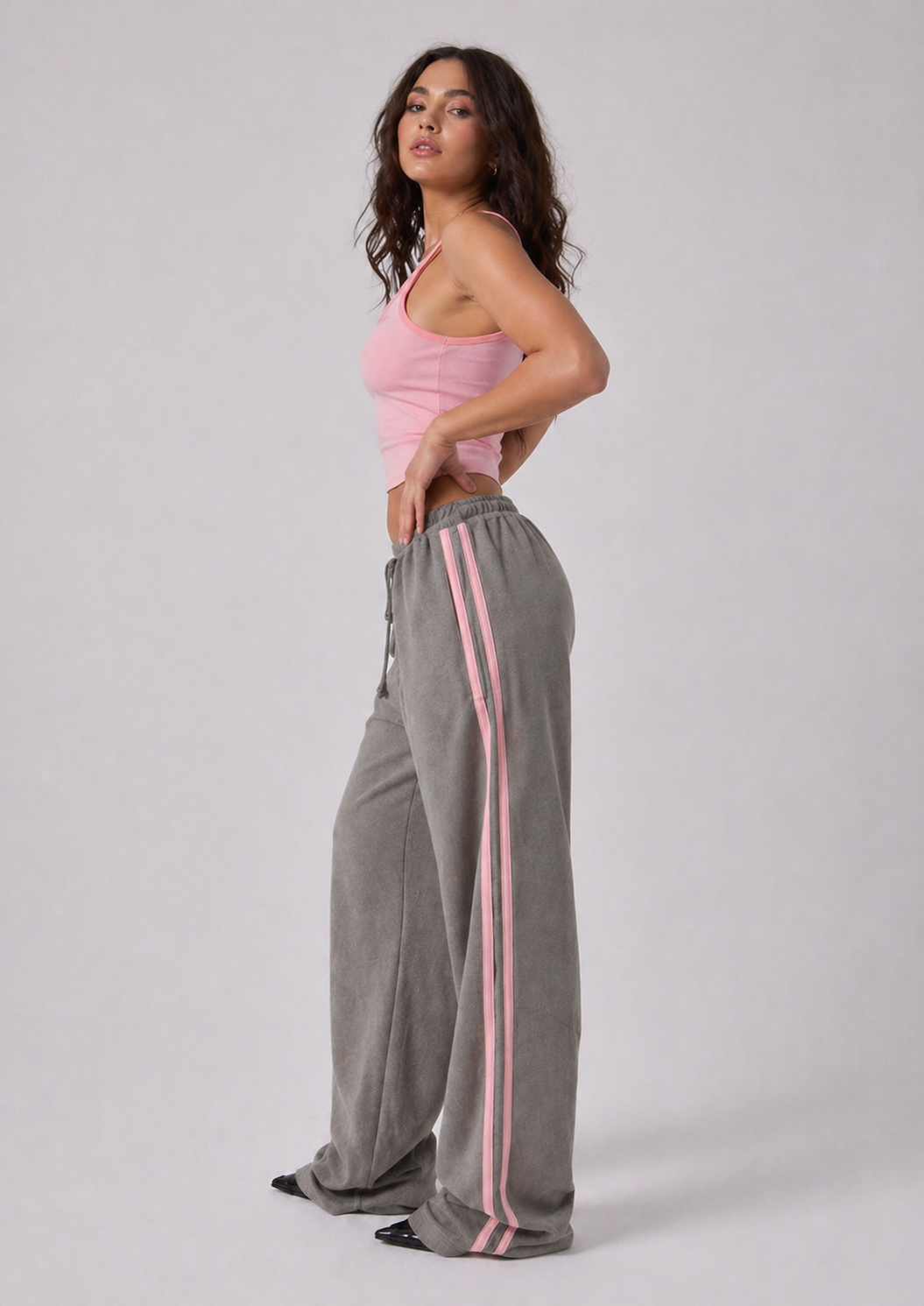 Smoke Grey Street Pants