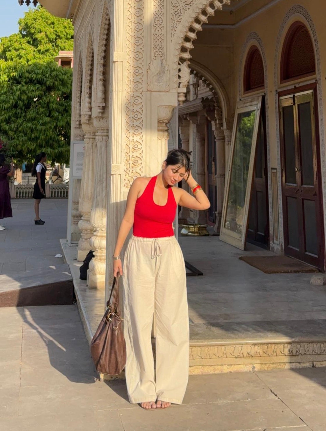 Creamy Sand Natural Linen Pants