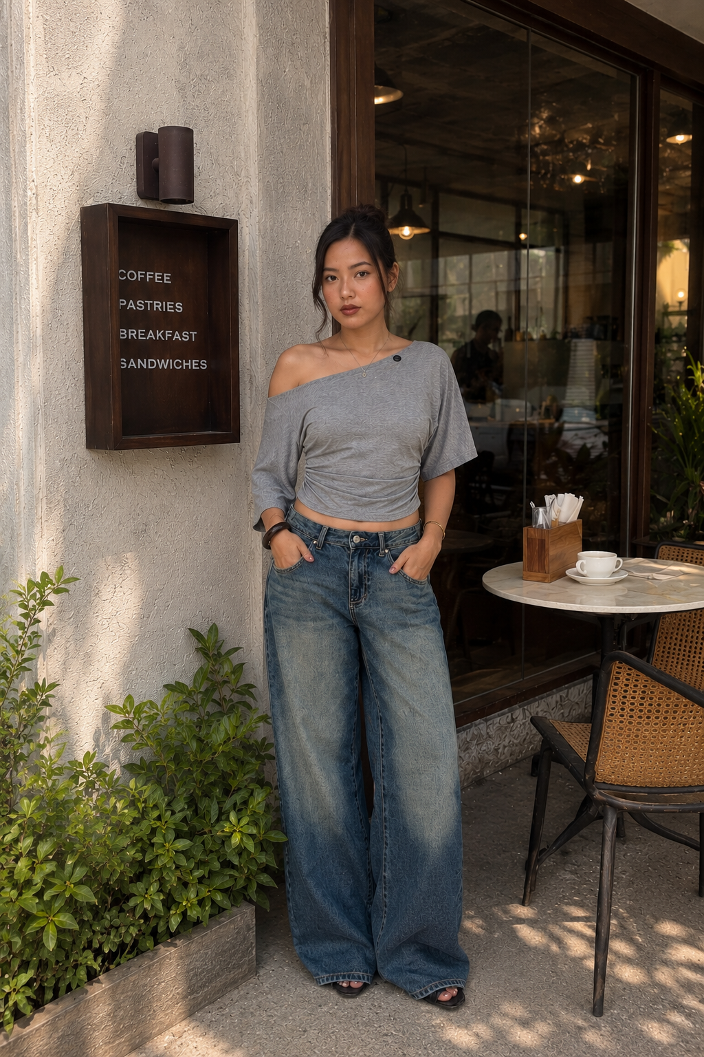 Dual Tone Adjustable Denim