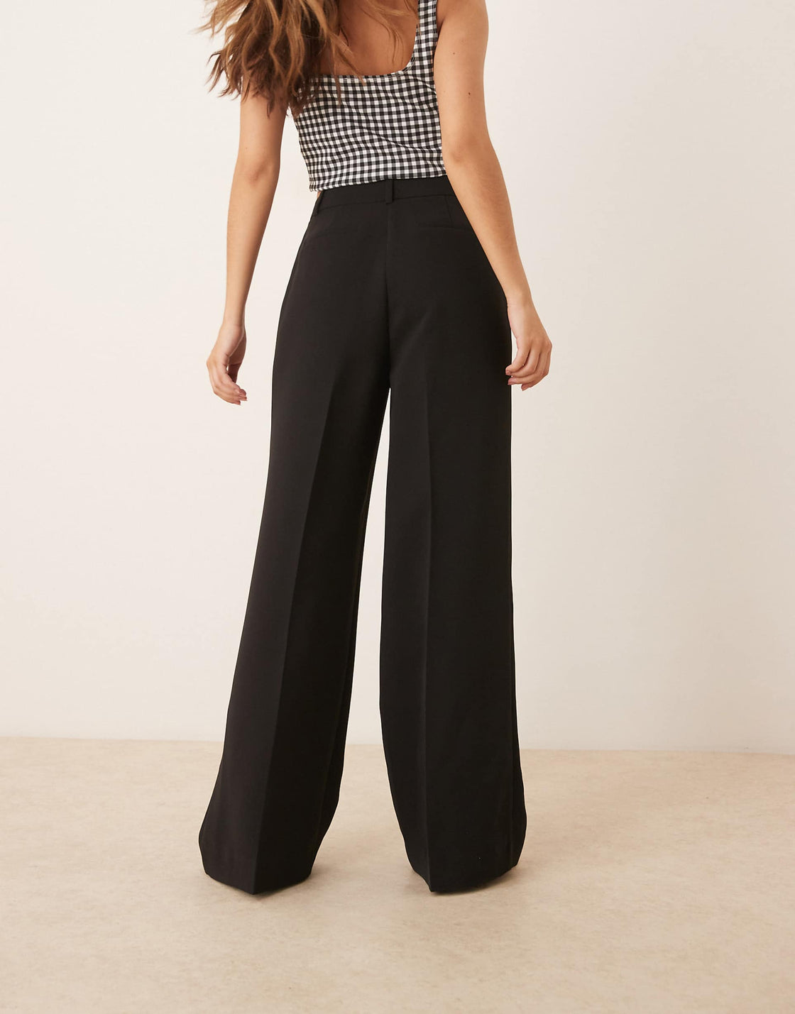 Intense Black Tailored Trousers