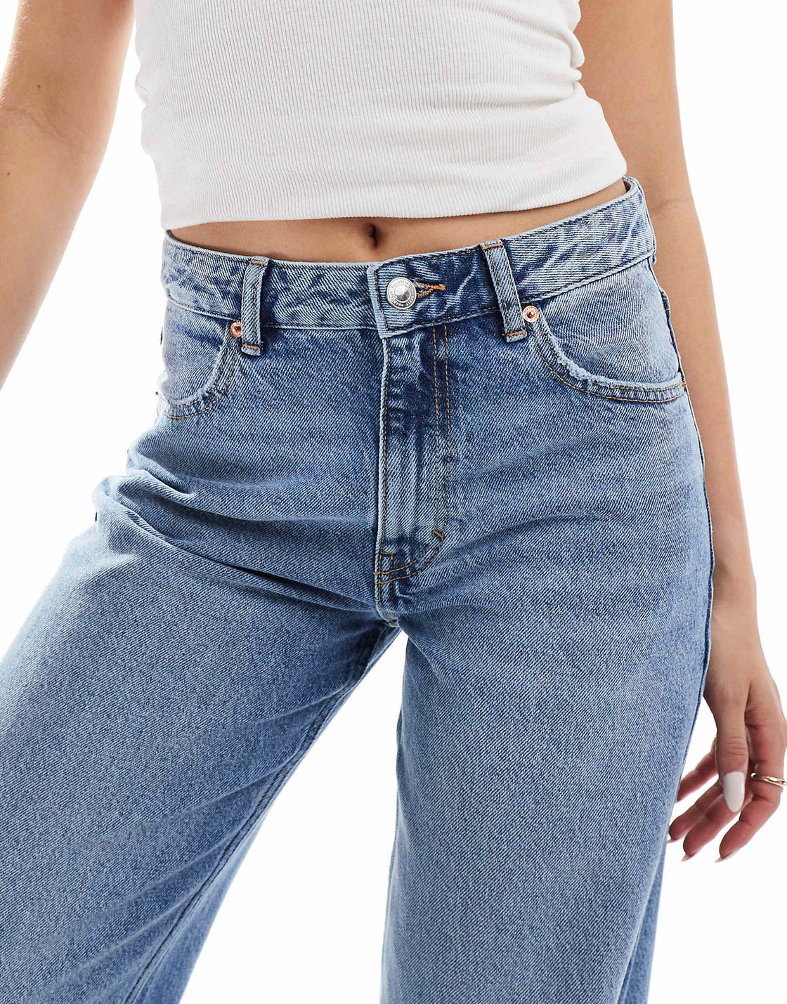 Medium Blue Straight fit Jeans